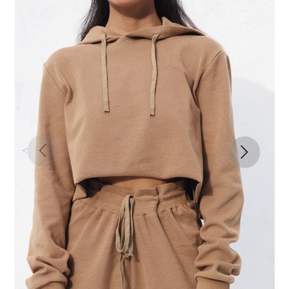 crybaby Tops - crybaby tan knit hoodie